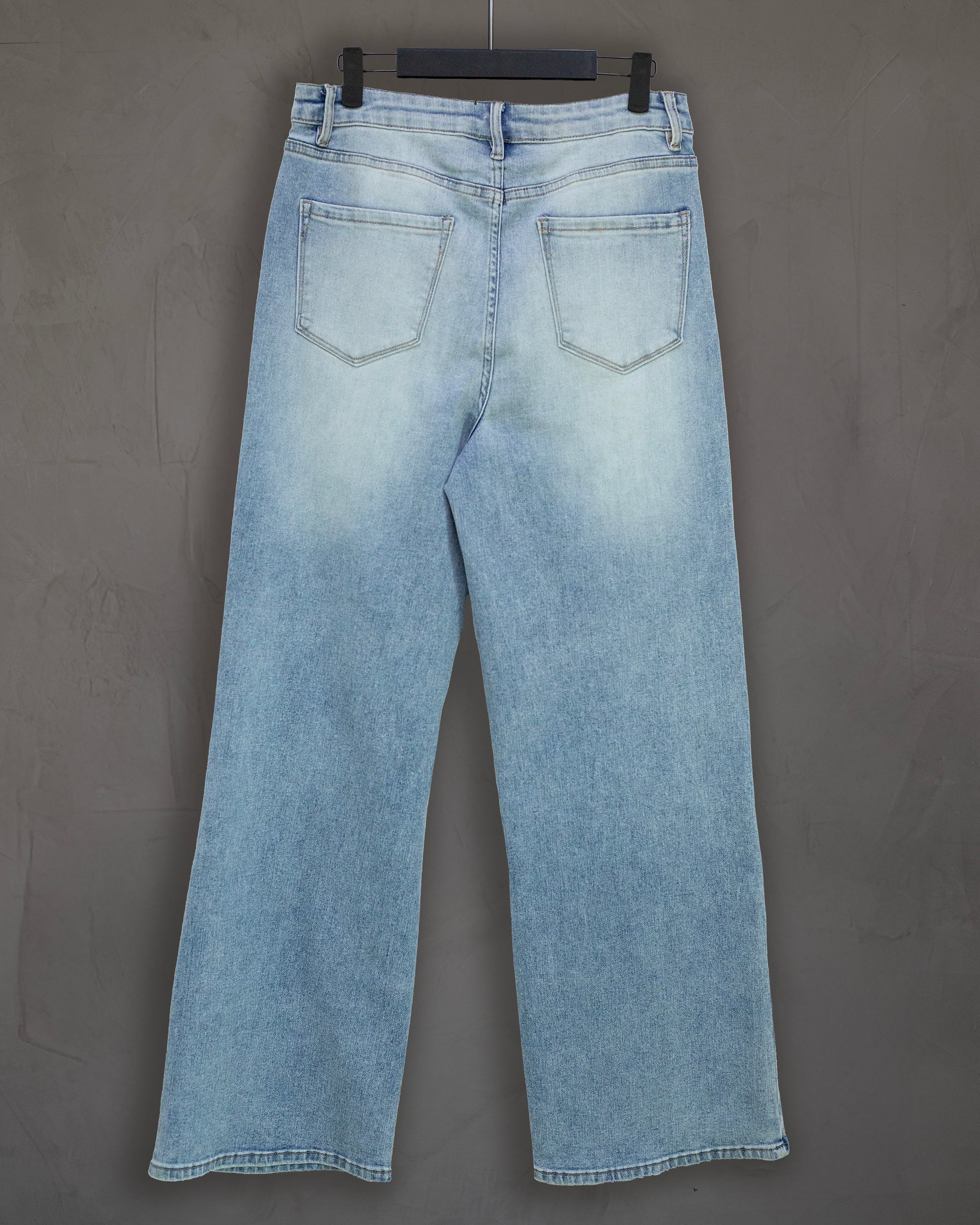 Ripped jeans rosary con corazones (Pre-orden)