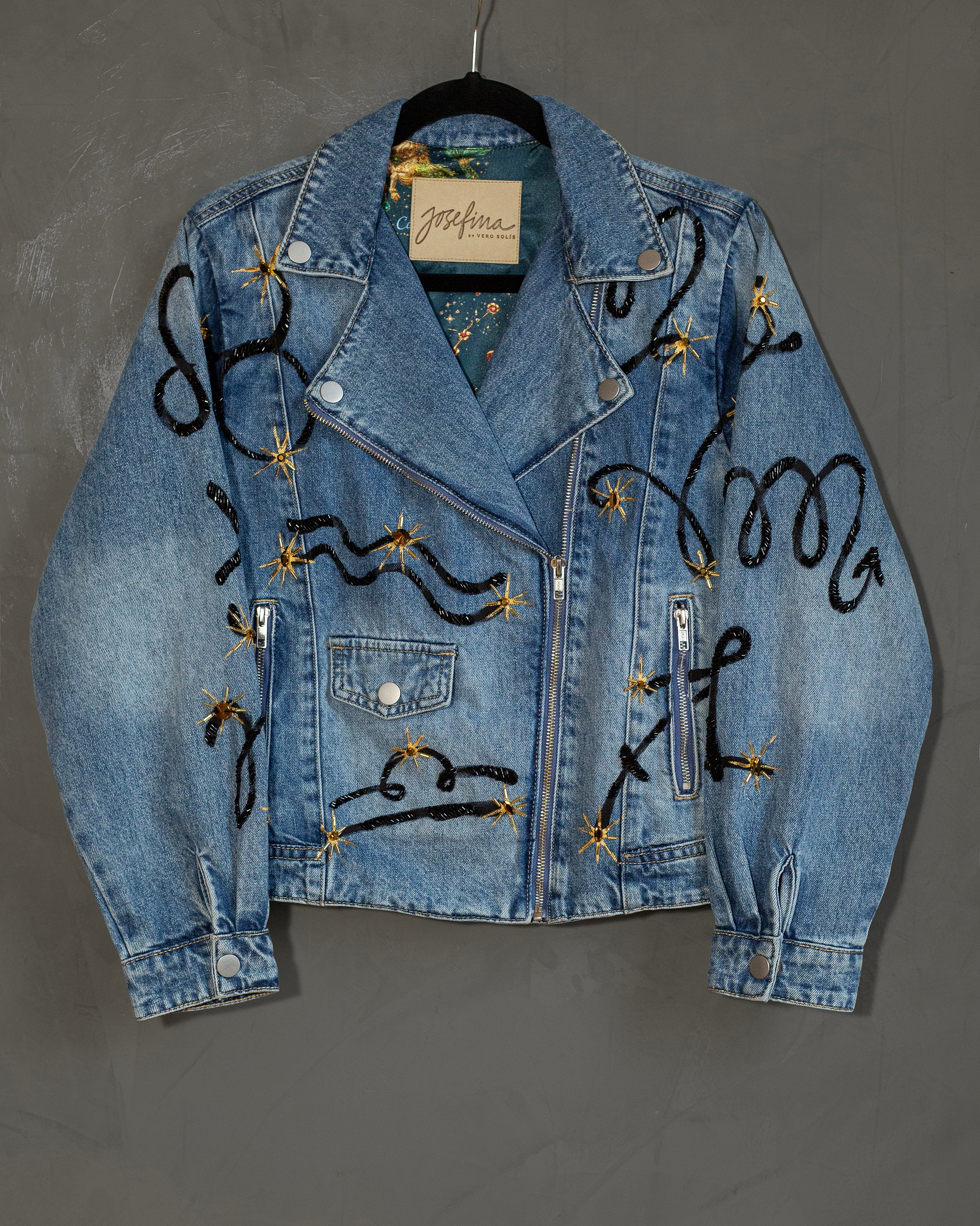 Denim jacket Zodiaco