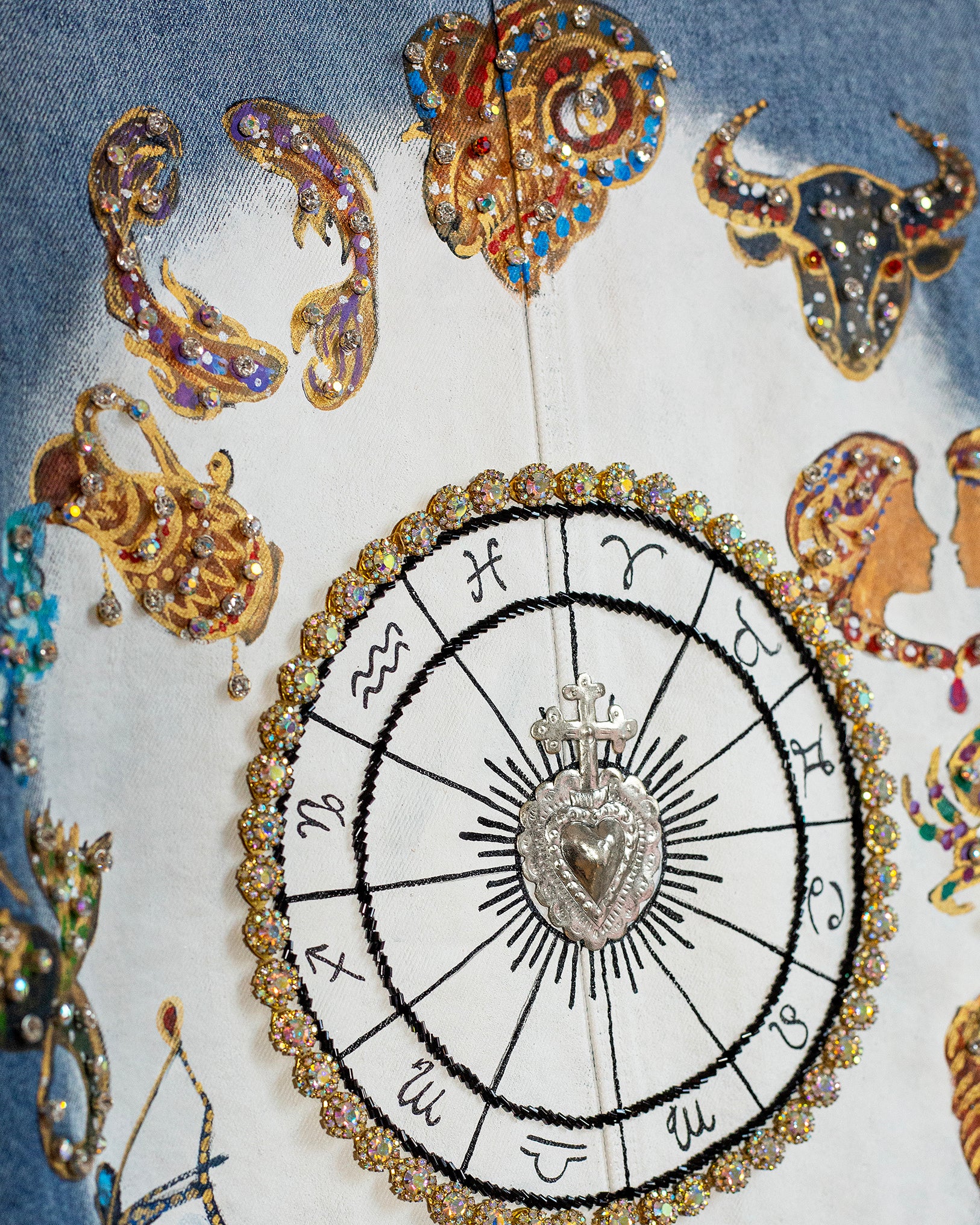 Denim jacket Zodiaco