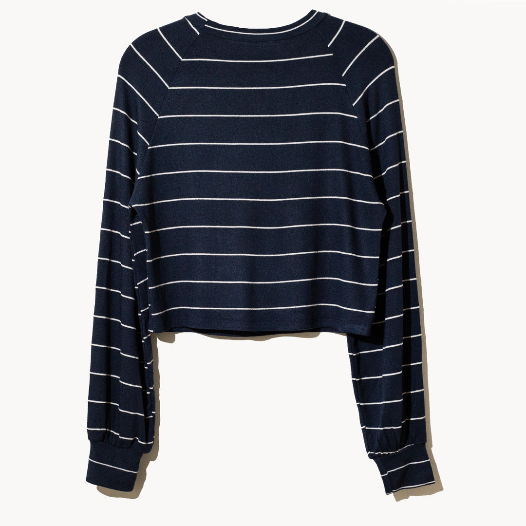 Blusa navy con rayas Vestida y alborotada