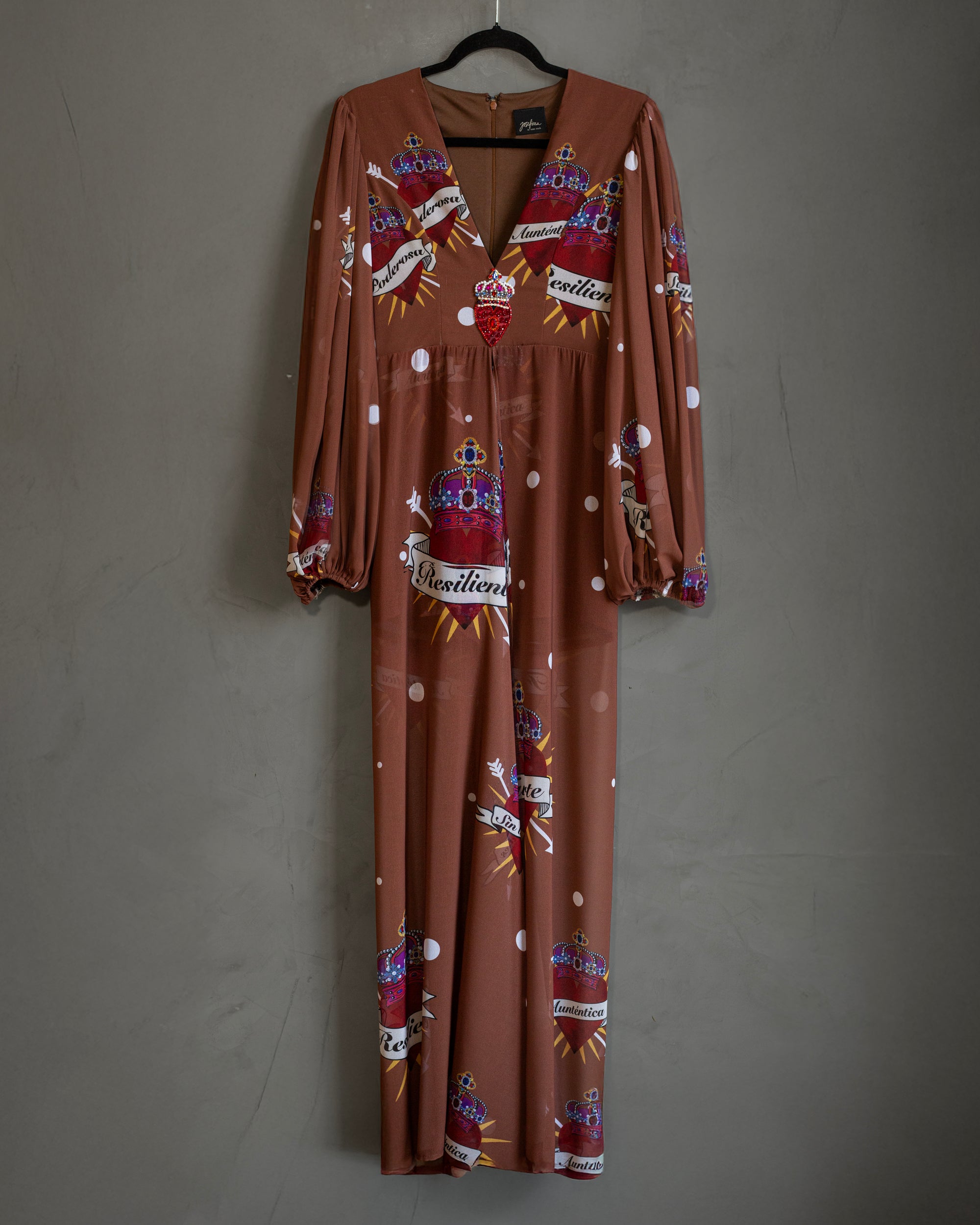 Jumpsuit chiffon corazones