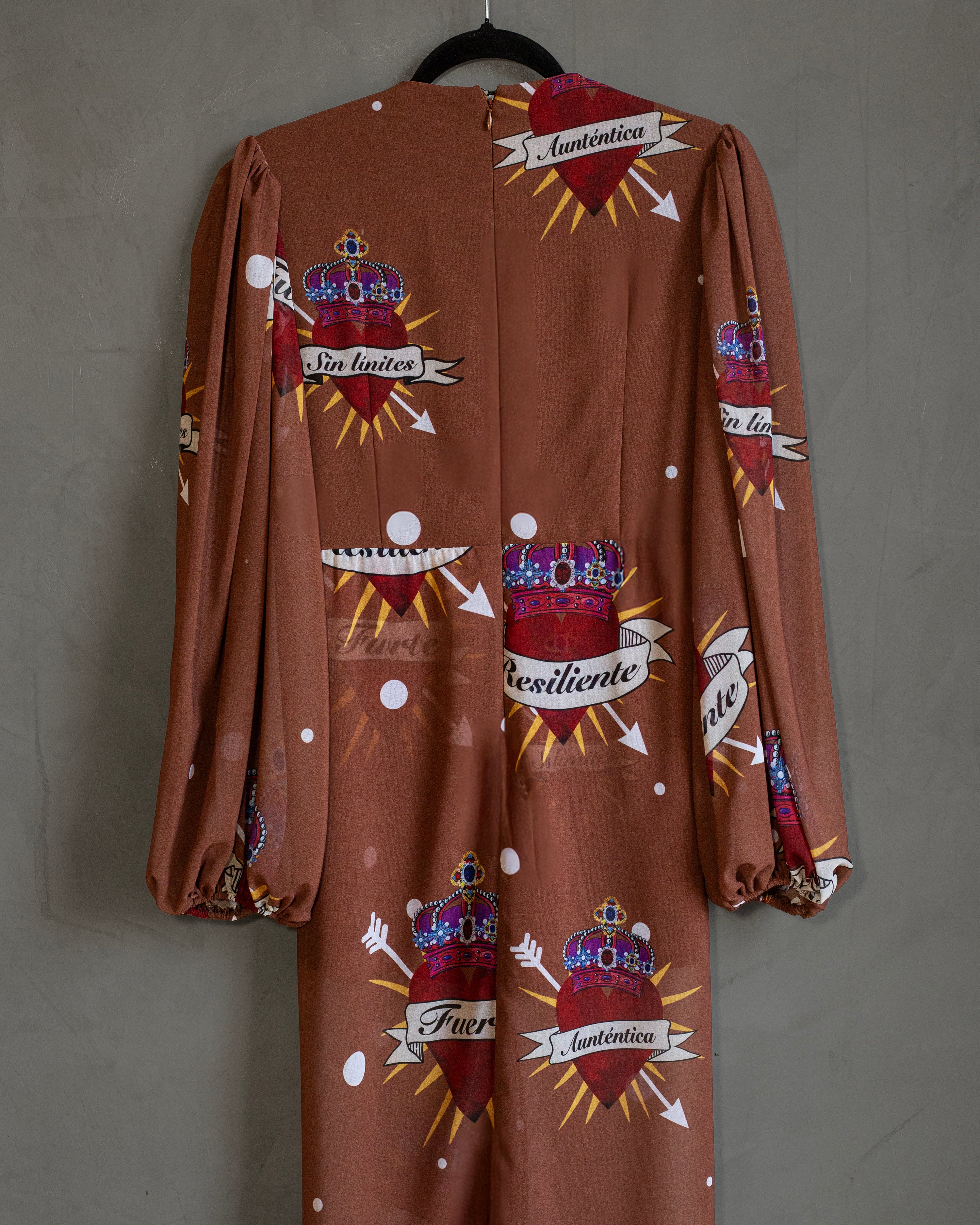 Jumpsuit chiffon corazones