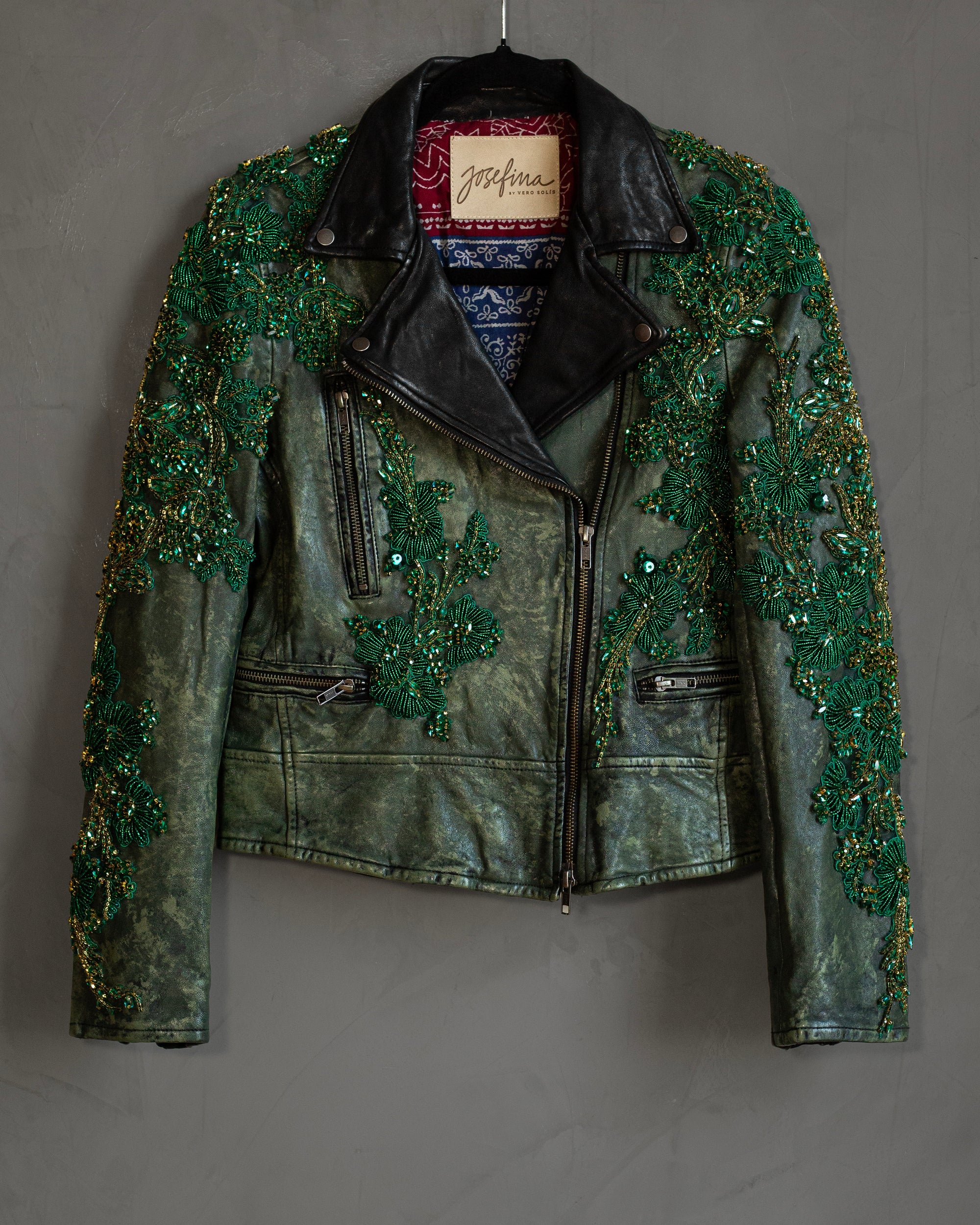 Biker verde corazón