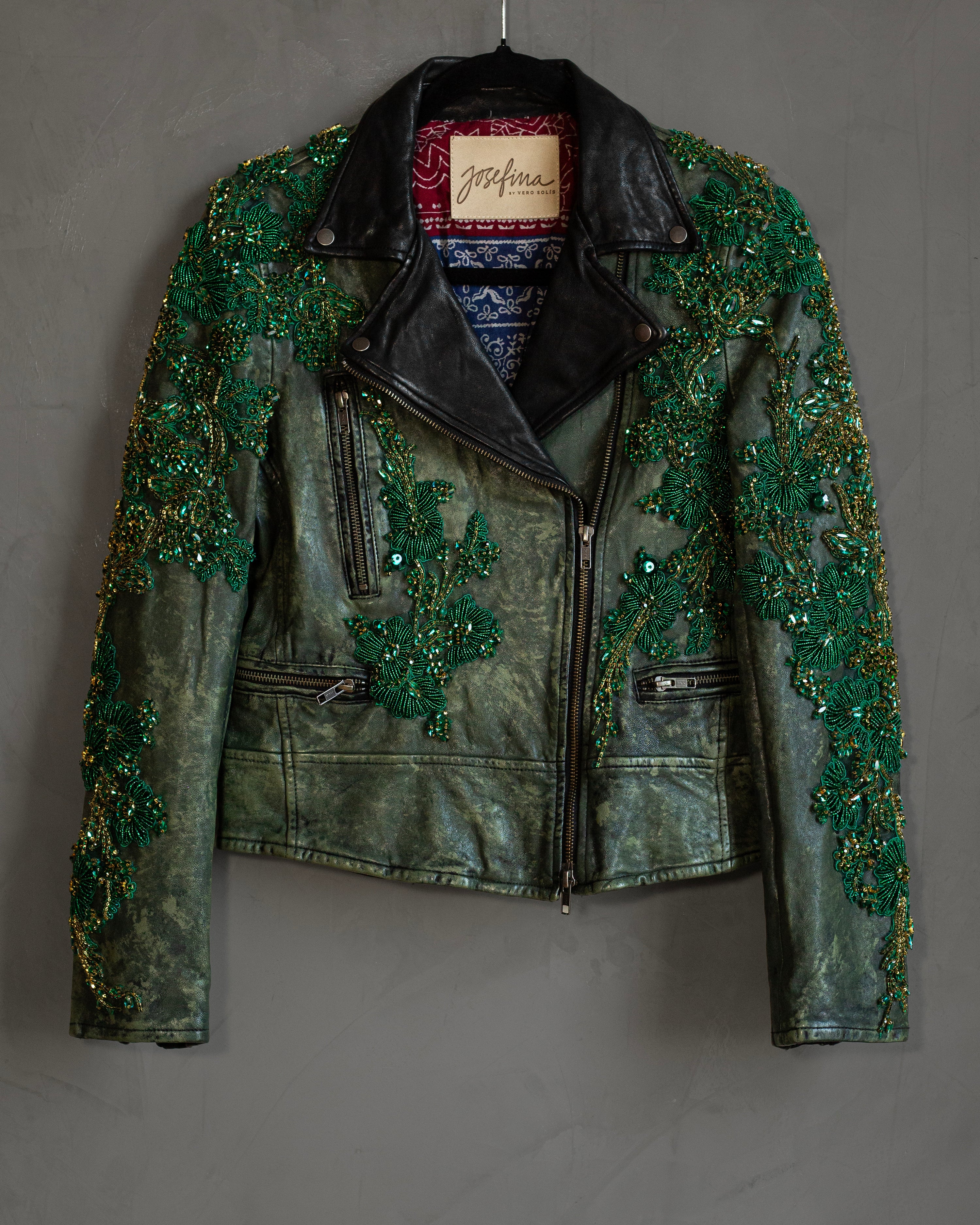 Biker verde corazón