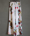 Pantalón off white con flores