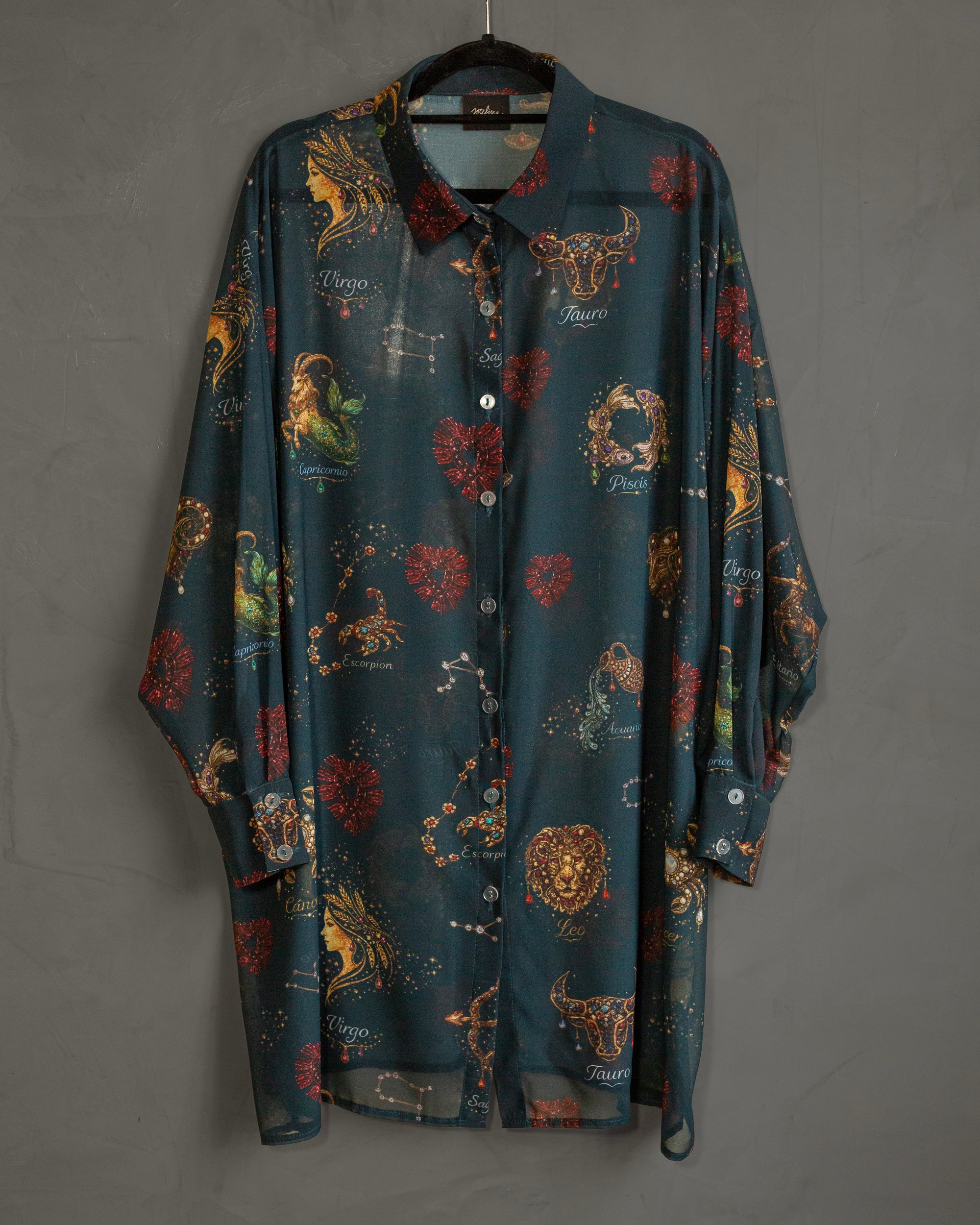 Camisera de chiffon Zodiaco