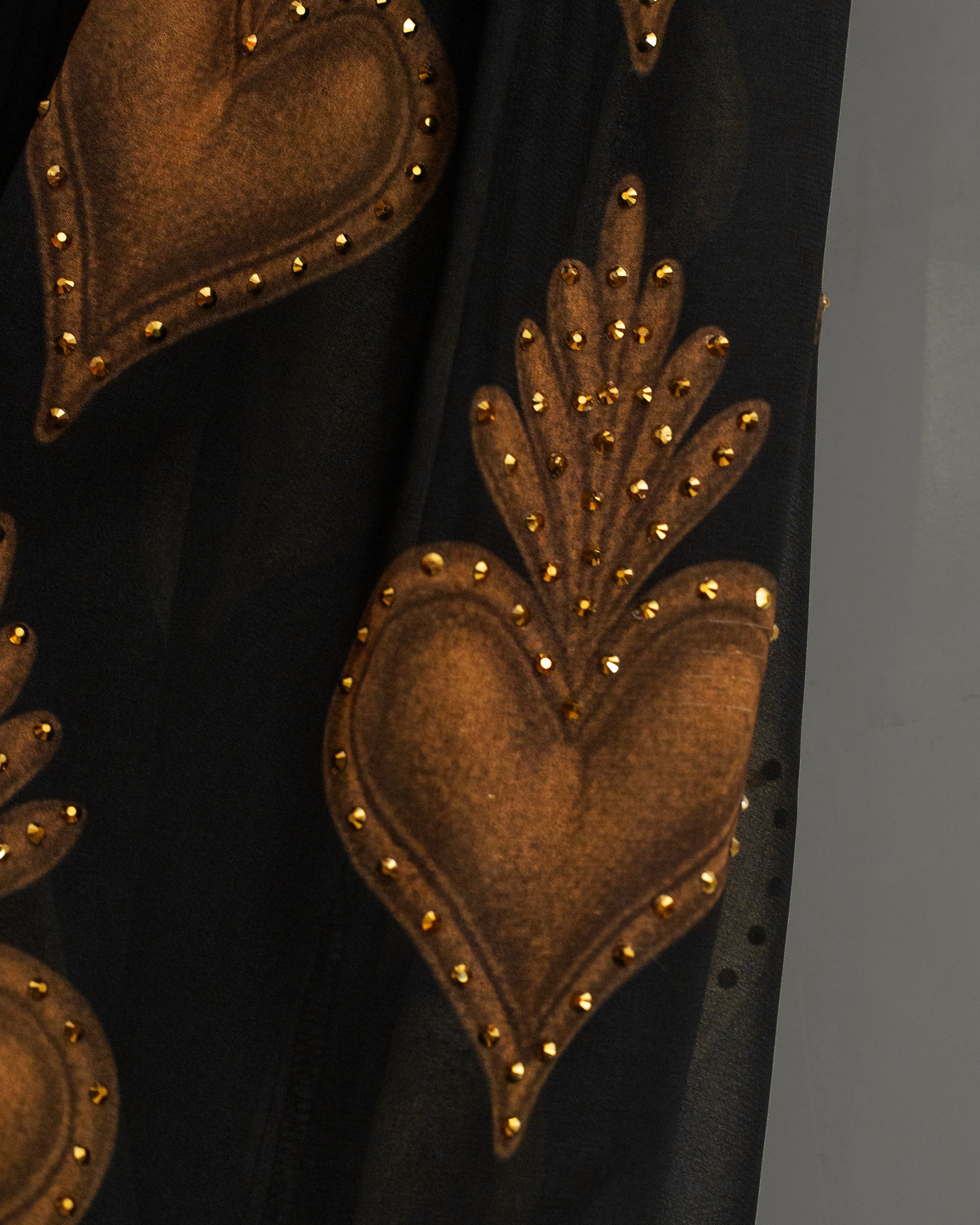 Cardigan con faldon de chiffon