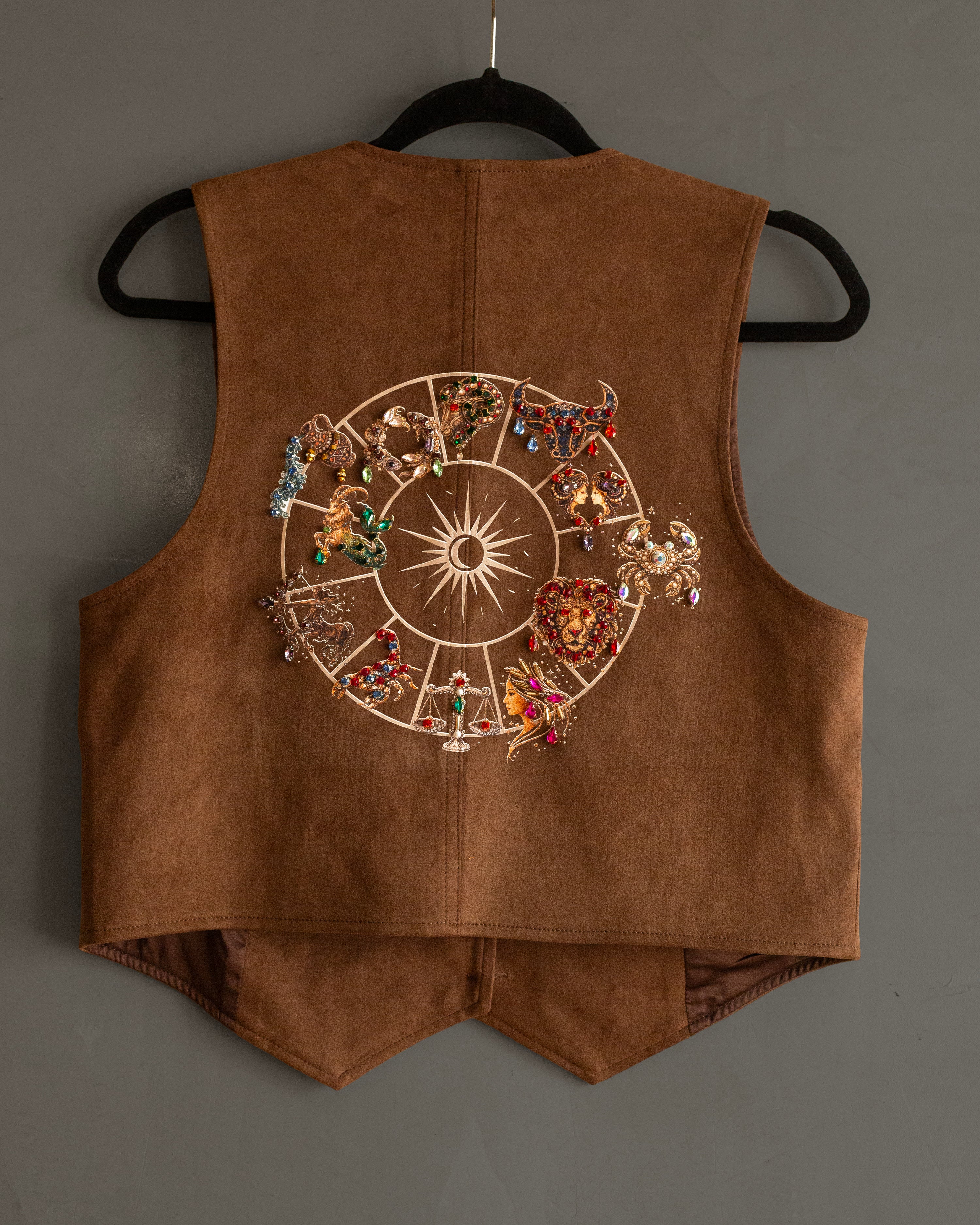 Chaleco suede Zodiaco