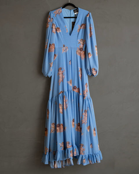 Maxi dress chiffon querubines