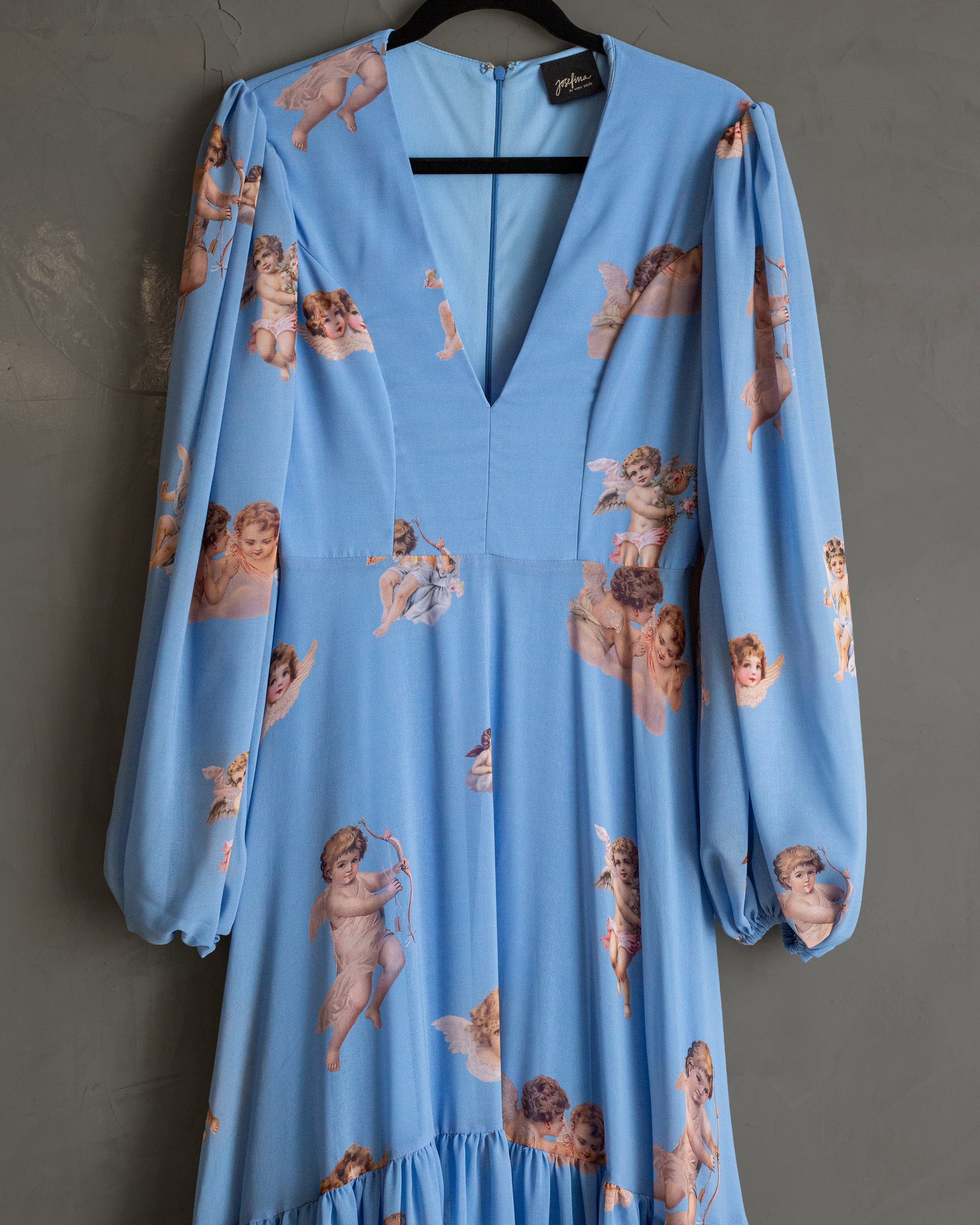 Maxi dress chiffon querubines