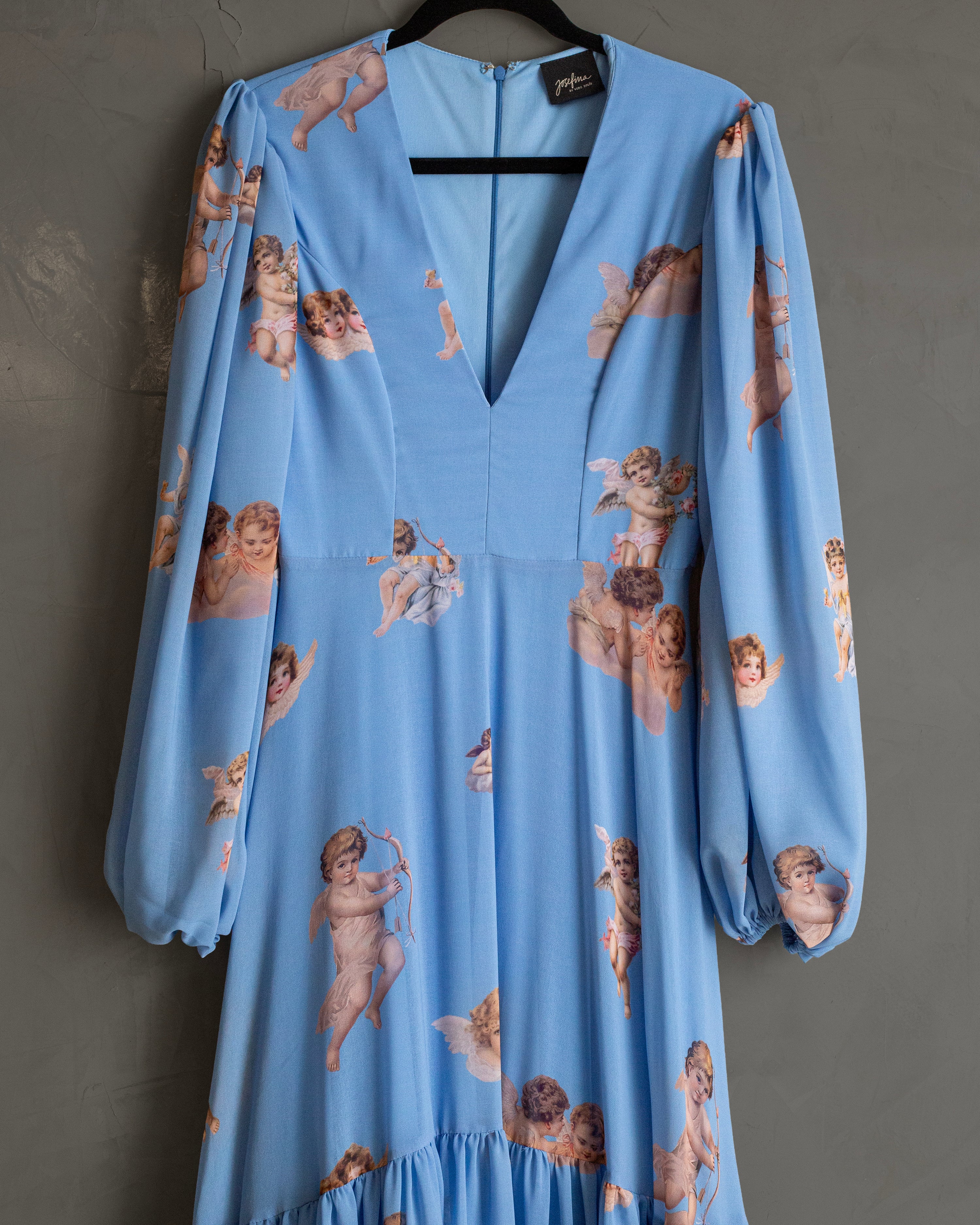 Maxi dress chiffon querubines