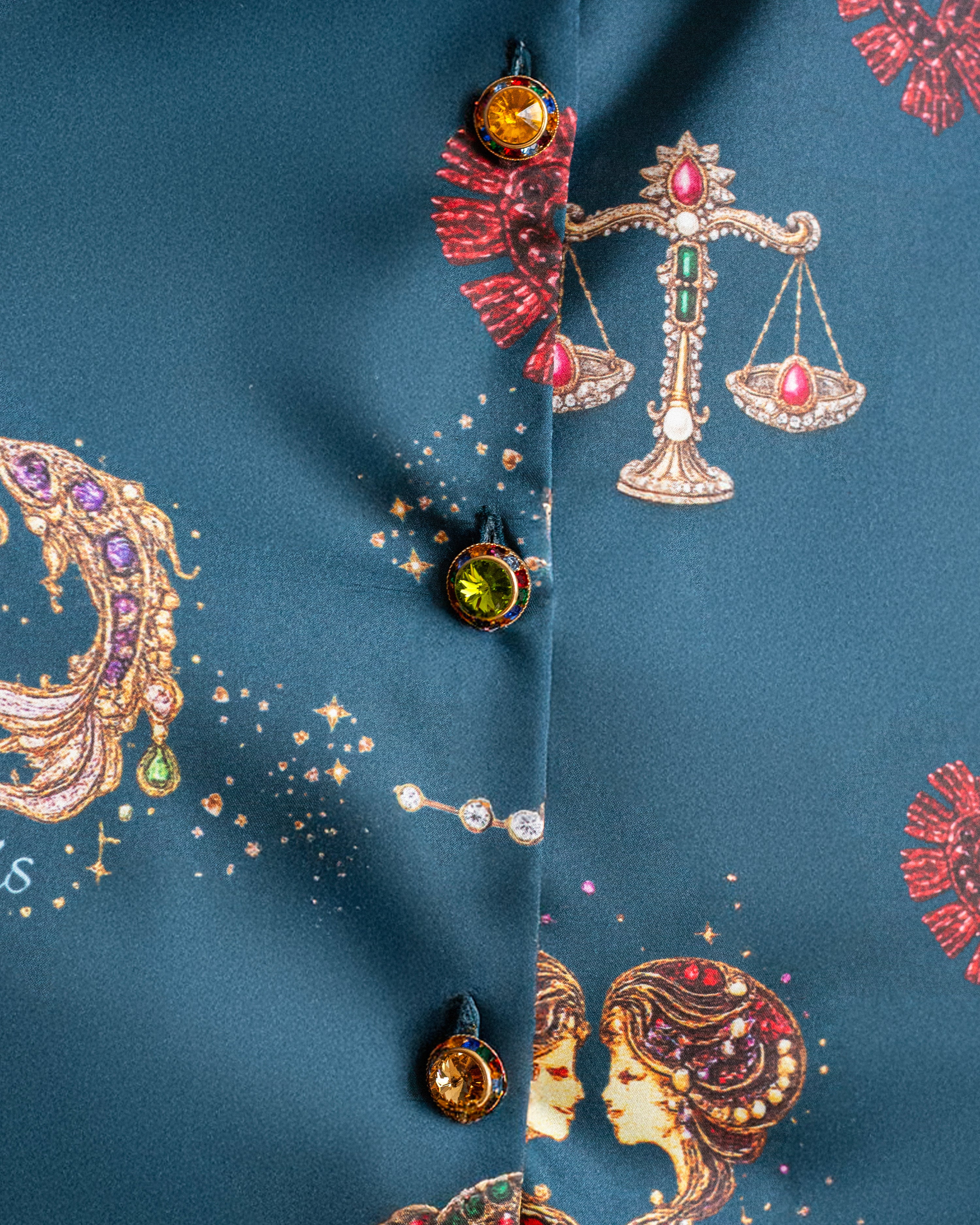 Camisera satinada Zodiaco