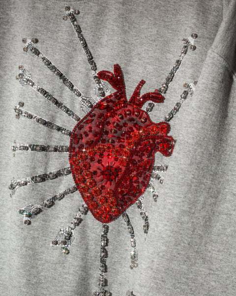 Sweatshirt con plumas Corazón
