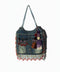 Bolsa Denim Flecos Pedreria