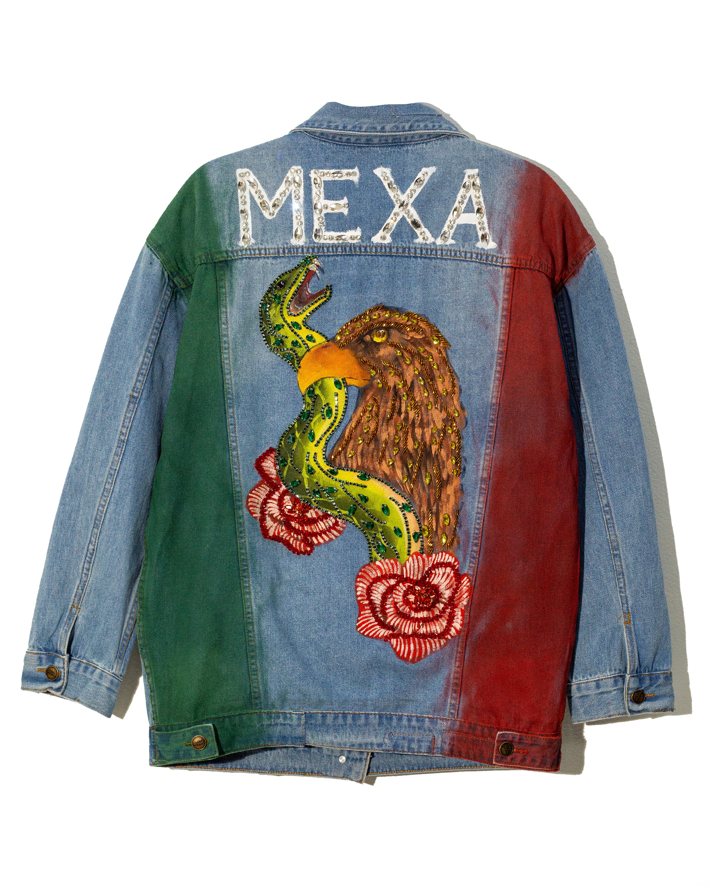 Oversized denim jacket Mexa Josefina by Vero Solis