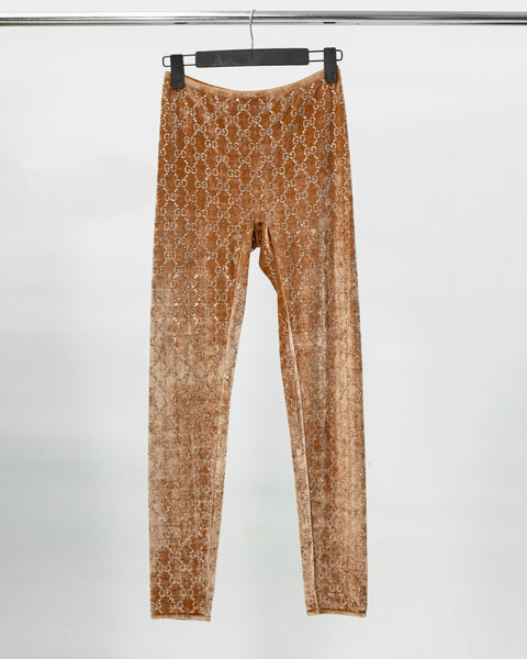 Leggings Gucci GG con cristales