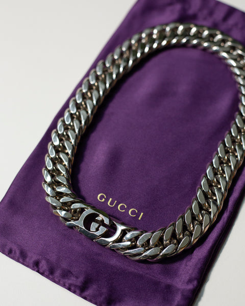 Cadena Gucci plateada