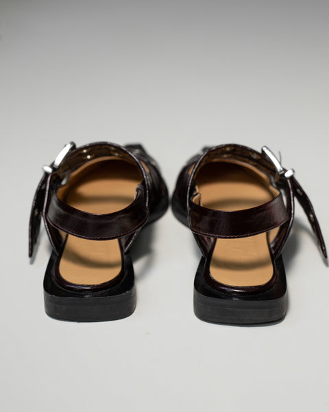 GANNI BUCKLE  FLATS