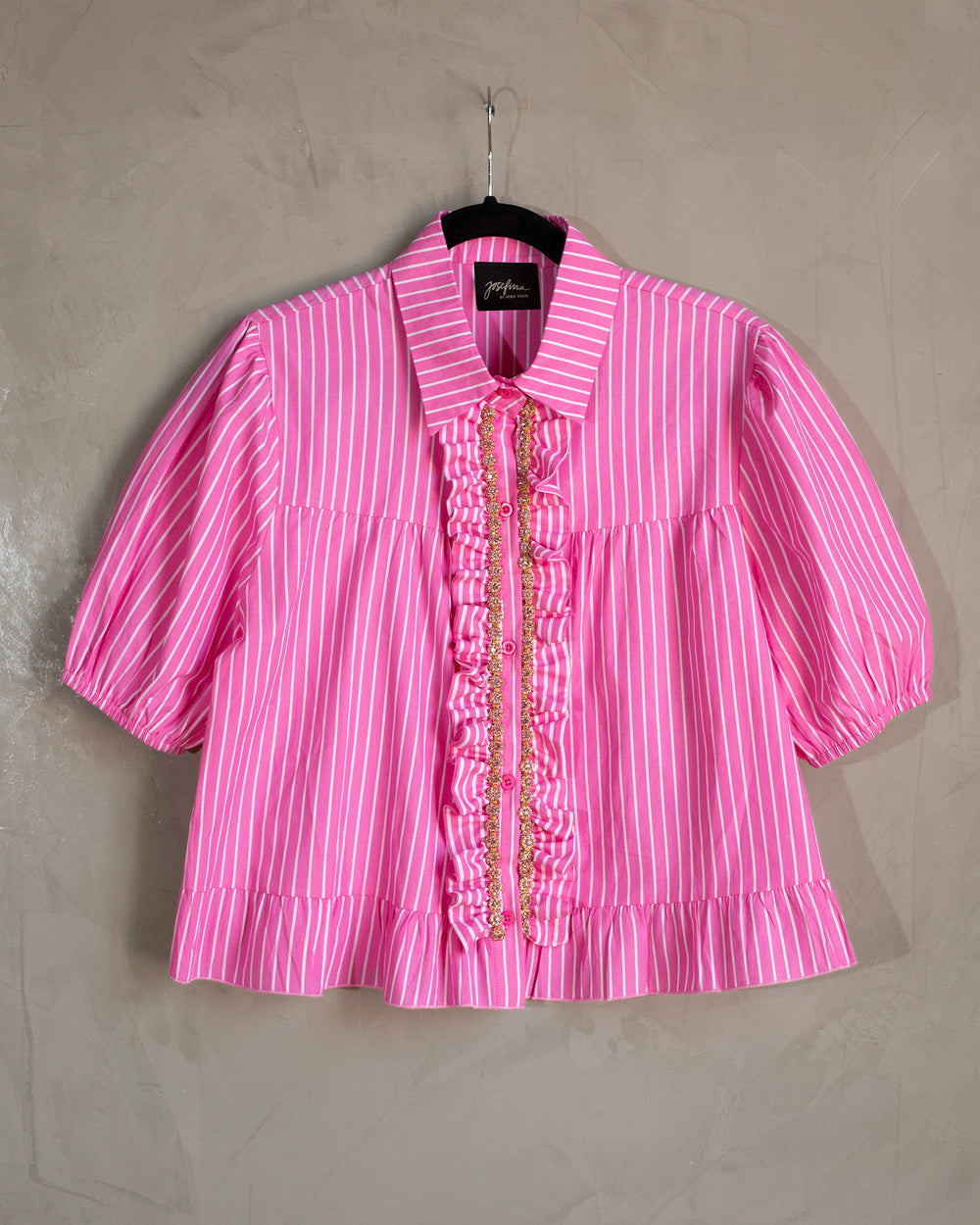 Coordinado rosa con cristales