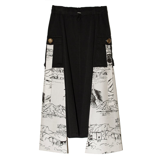 Cargo skirt sketches "N.L. y sus montañas"