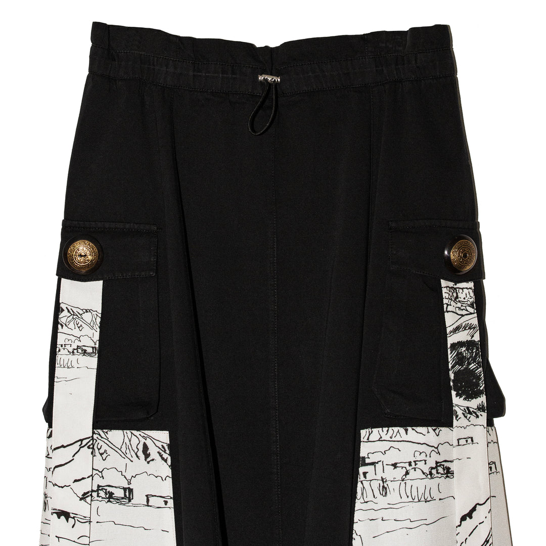 Cargo skirt sketches "N.L. y sus montañas"