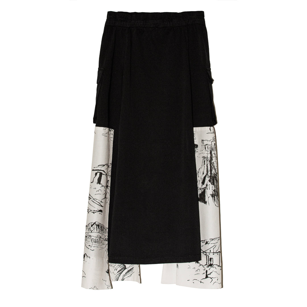 Cargo skirt sketches "N.L. y sus montañas"