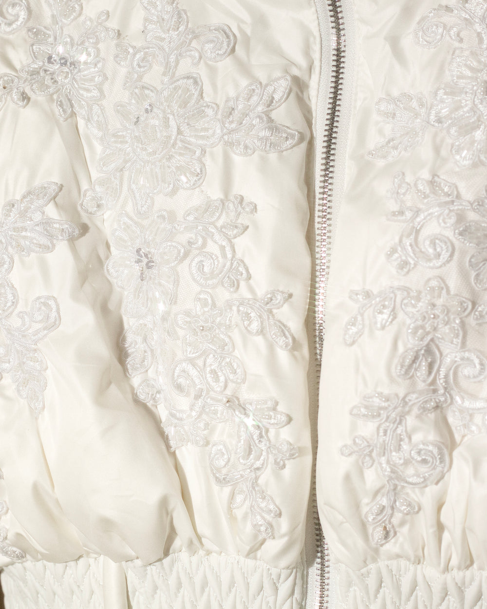 Puffer jacket/corset con cristales