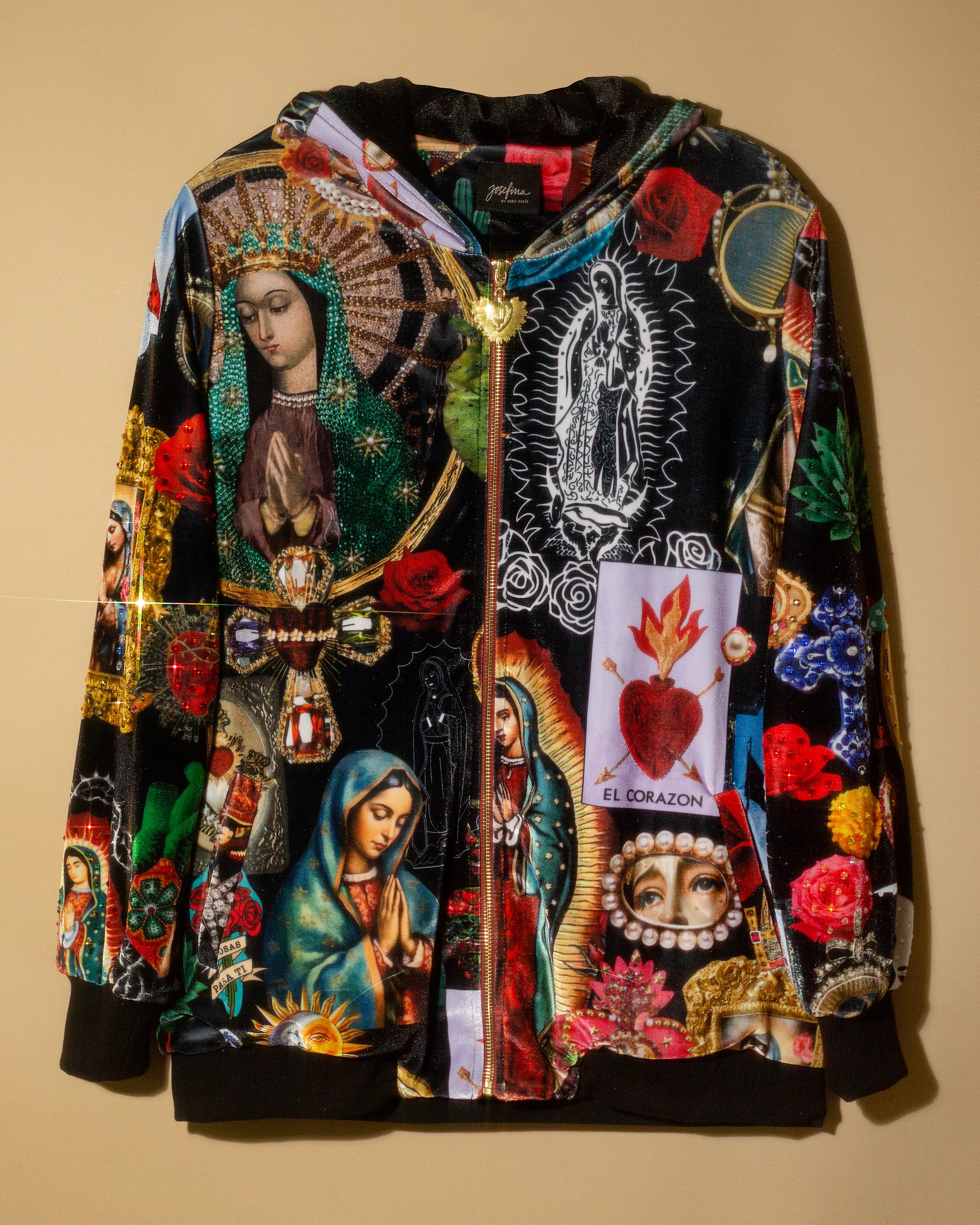 Velvet bomber jacket Virgen
