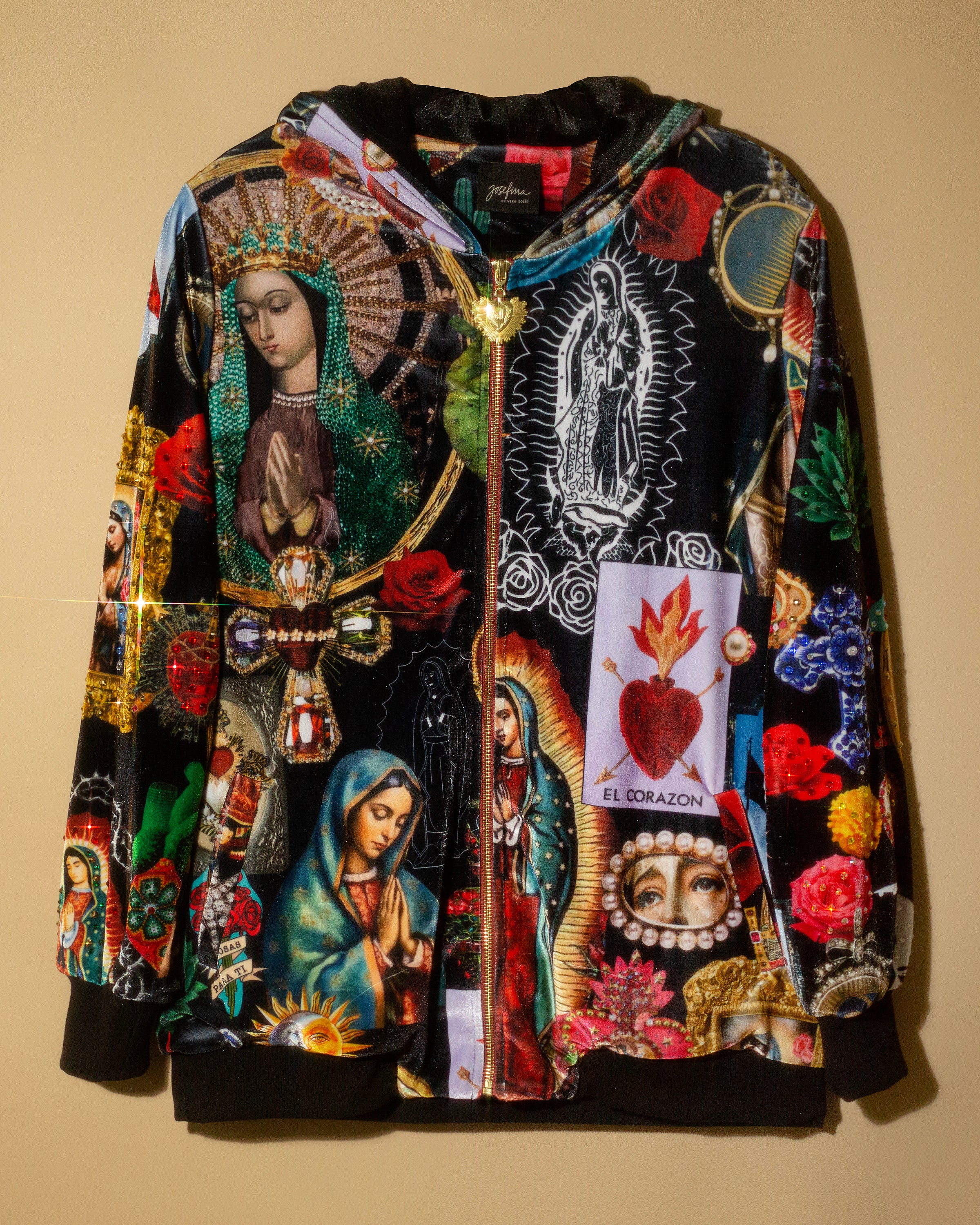 Velvet bomber jacket Virgen