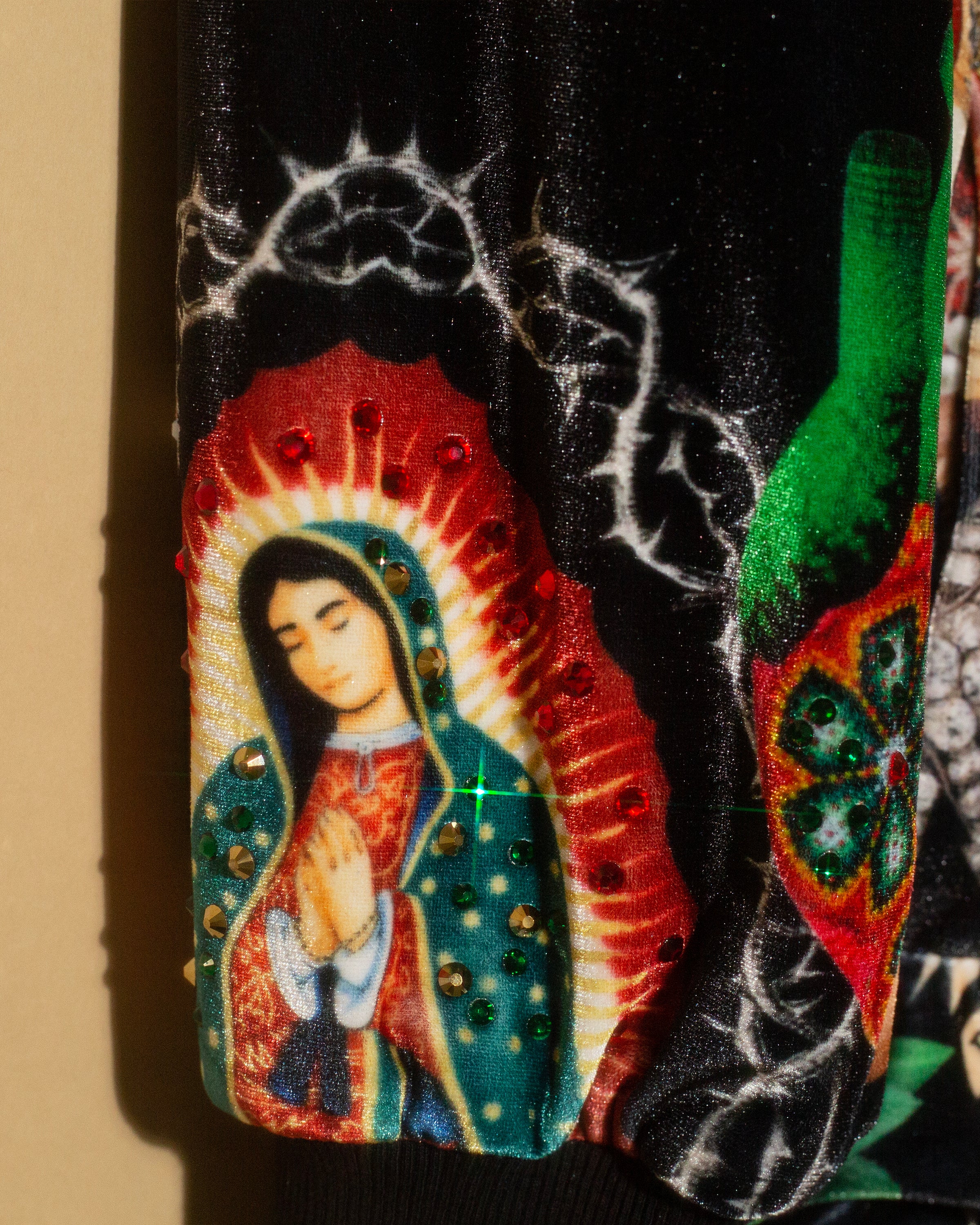 Velvet bomber jacket Virgen
