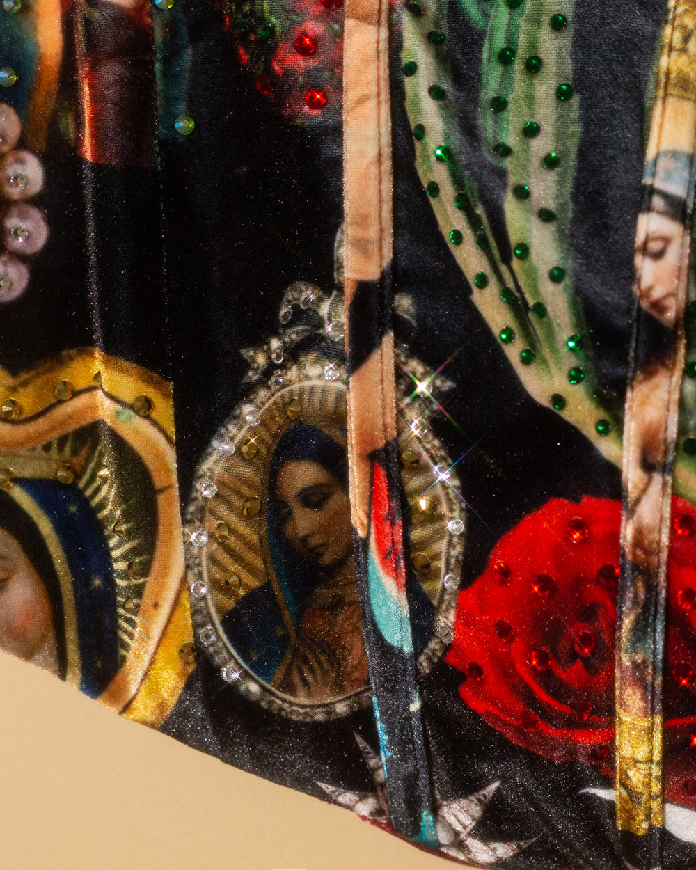 Corset velvet Virgen