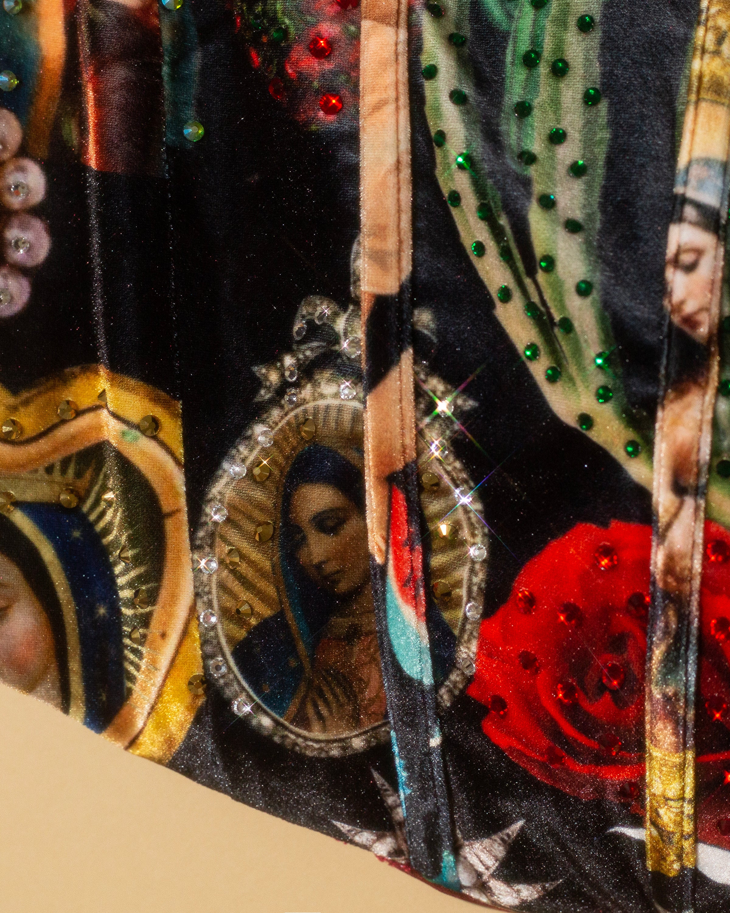 Corset velvet Virgen