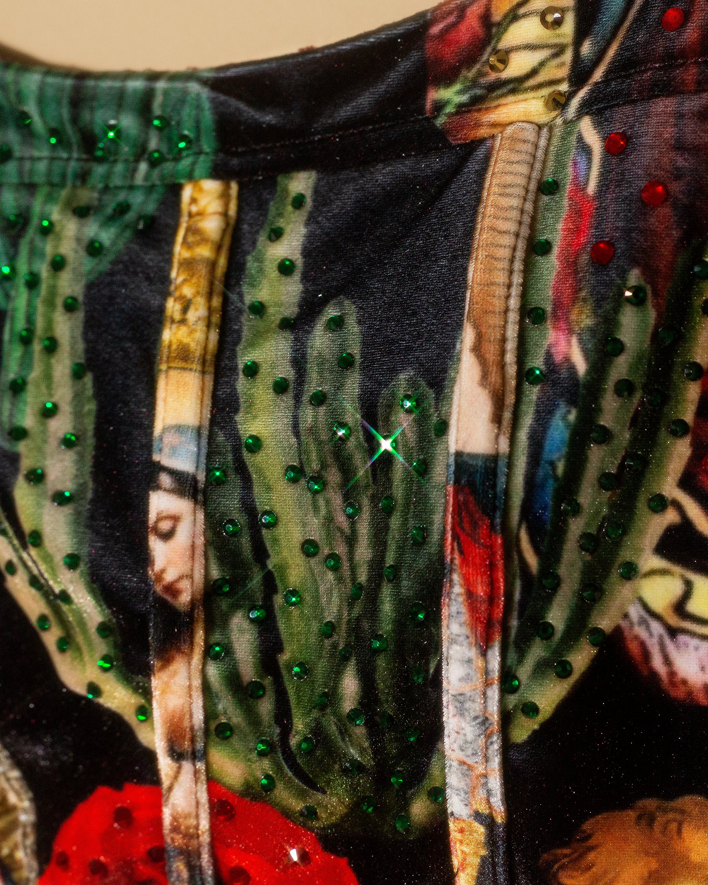 Corset velvet Virgen