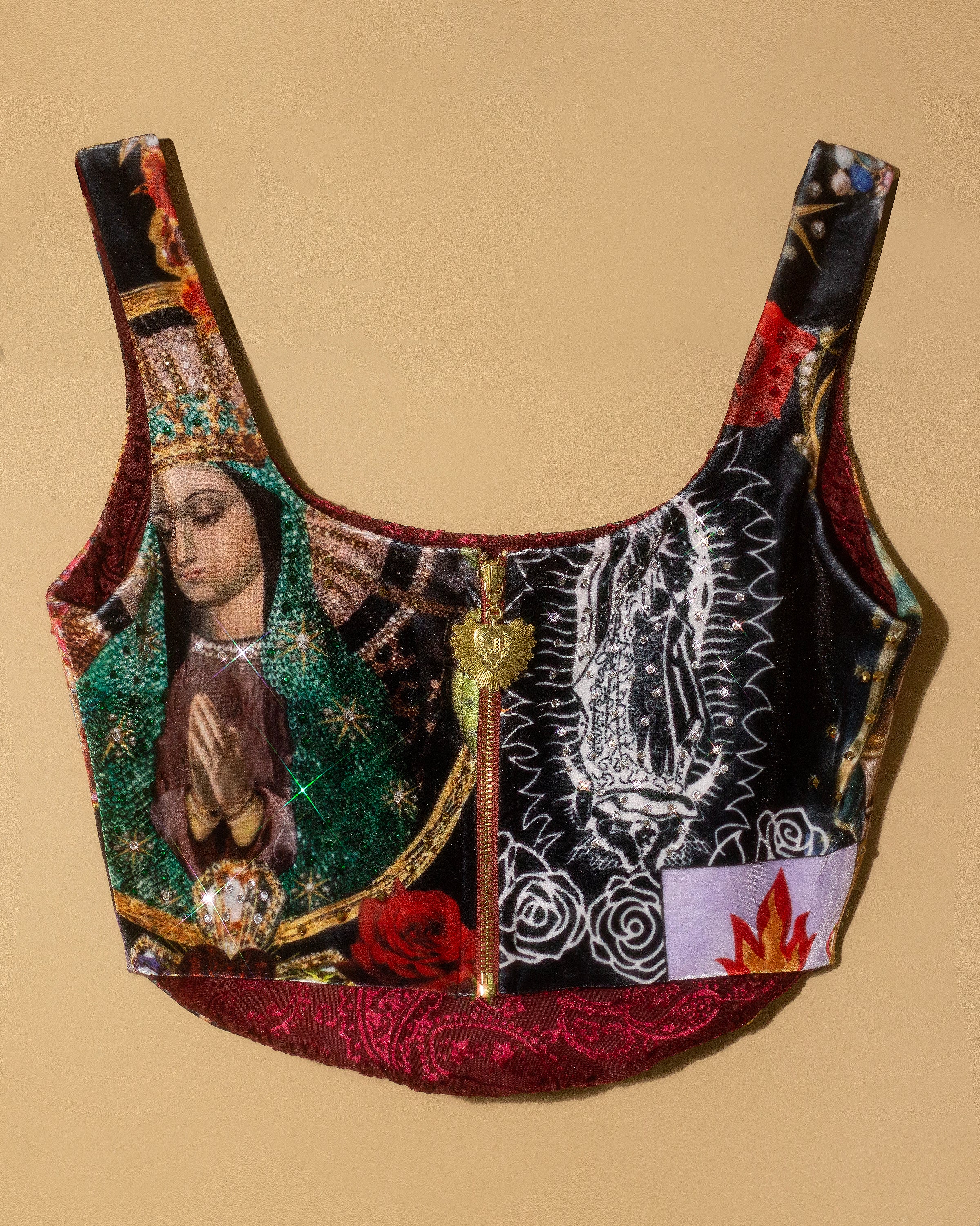 Corset velvet Virgen