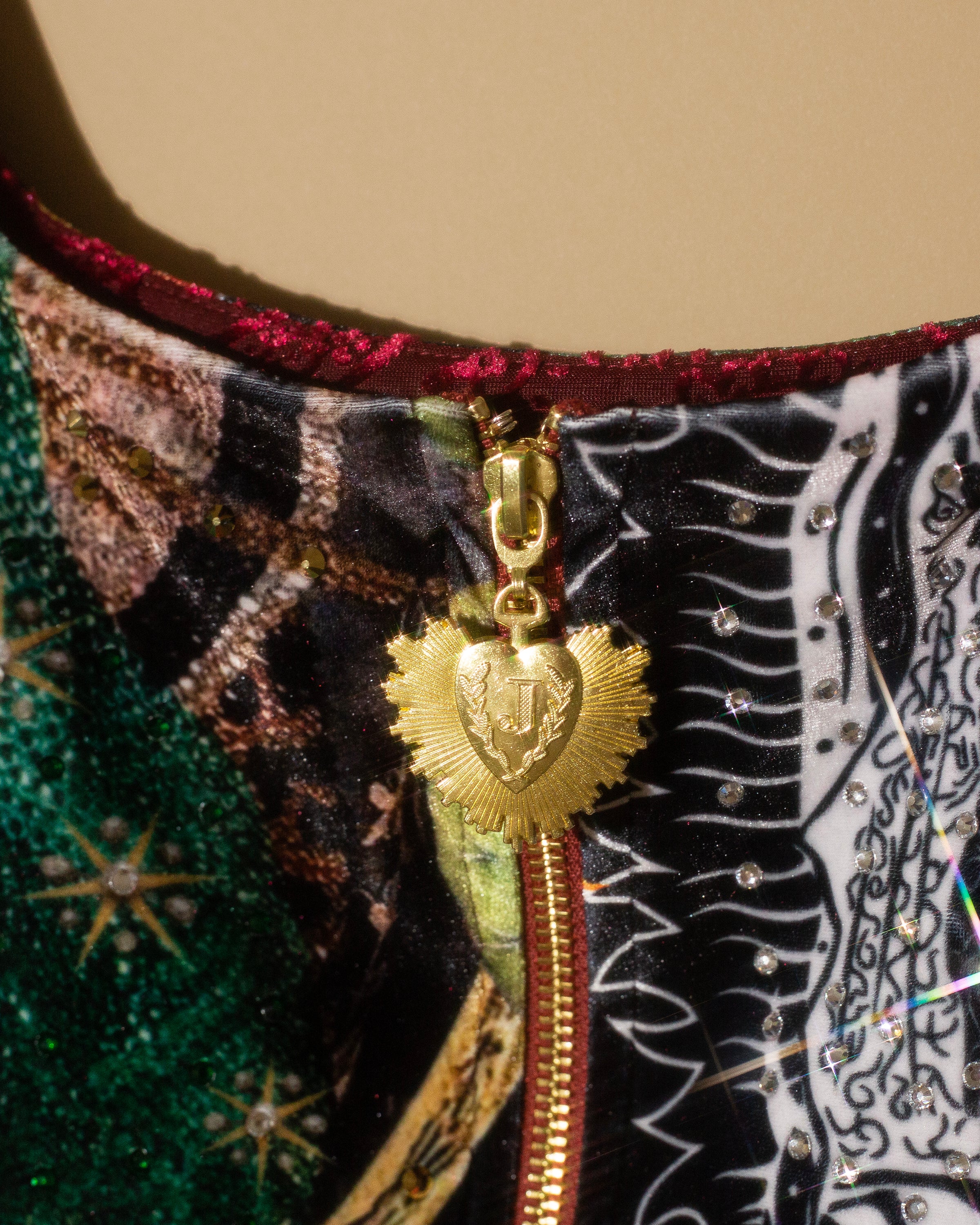 Corset velvet Virgen