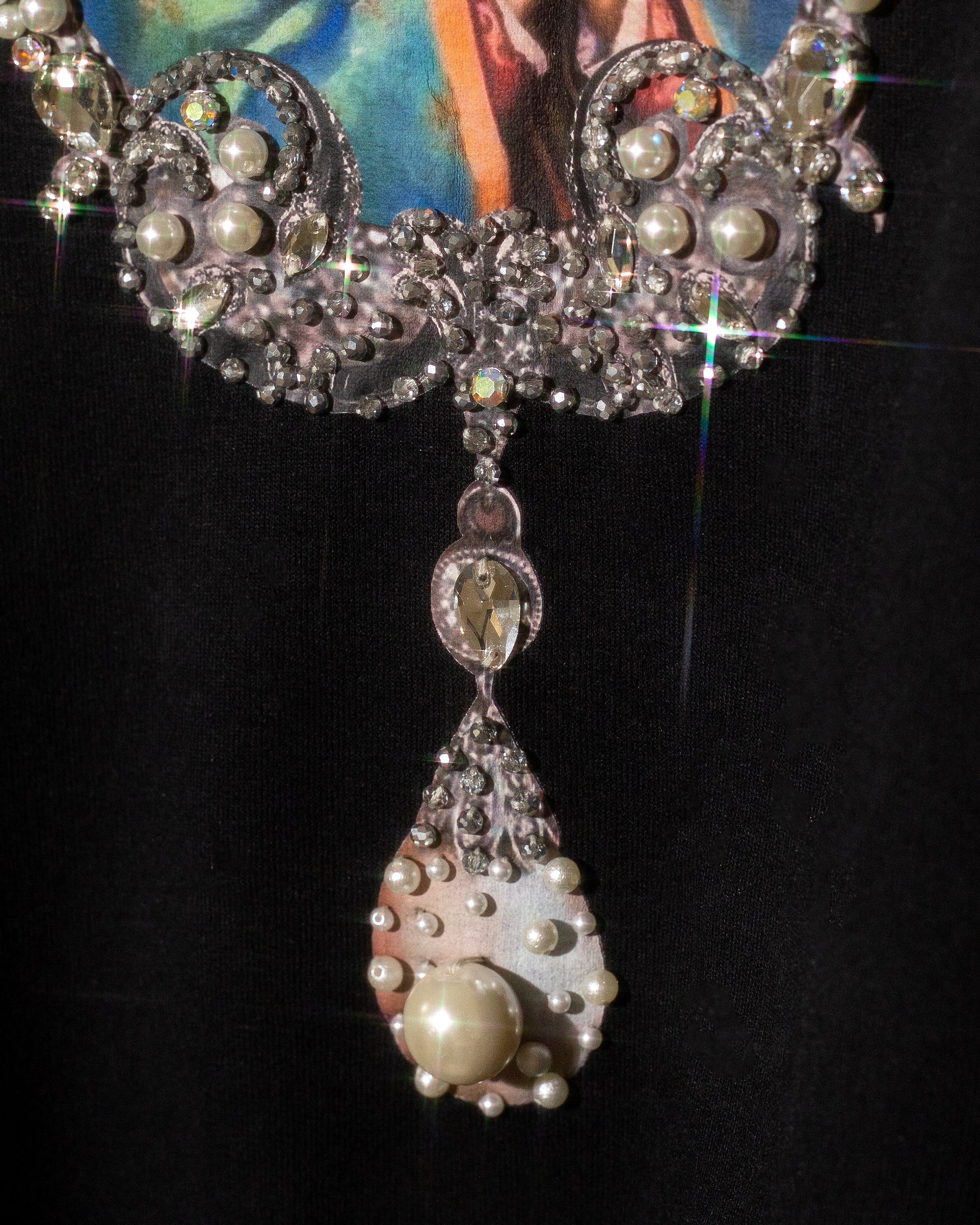 Sweatshirt negra Virgen