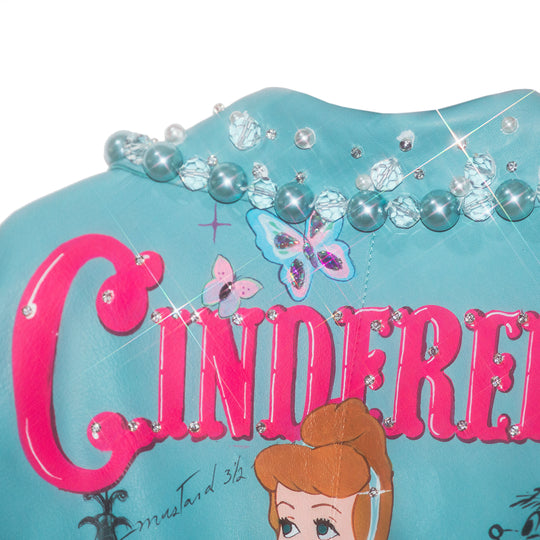 BIKER JACKET CINDERELLA CON PERLAS
