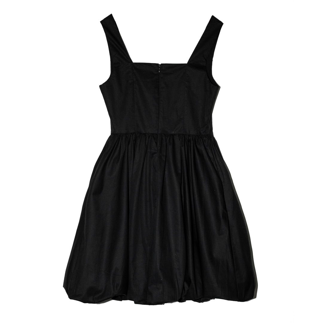 Vestido con falda globo charms