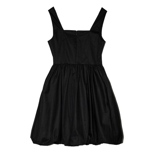 Vestido con falda globo charms