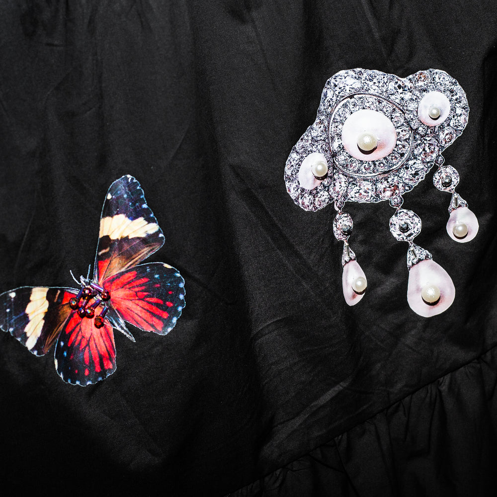 Maxi dress popelina charms