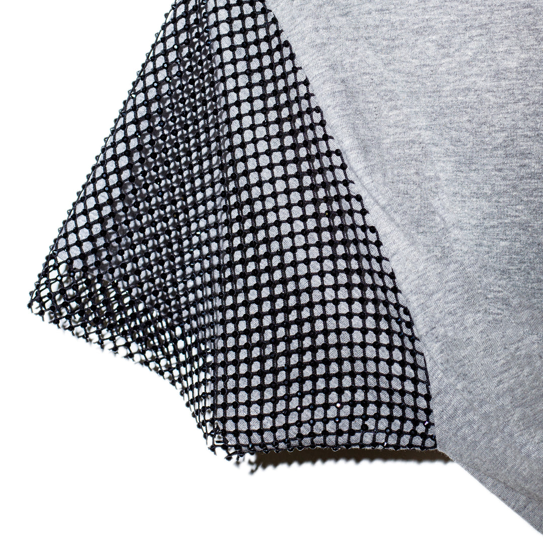 T shirt gris Canta y no Llores cristales
