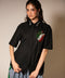 Camisa manga corta con corazón tricolor