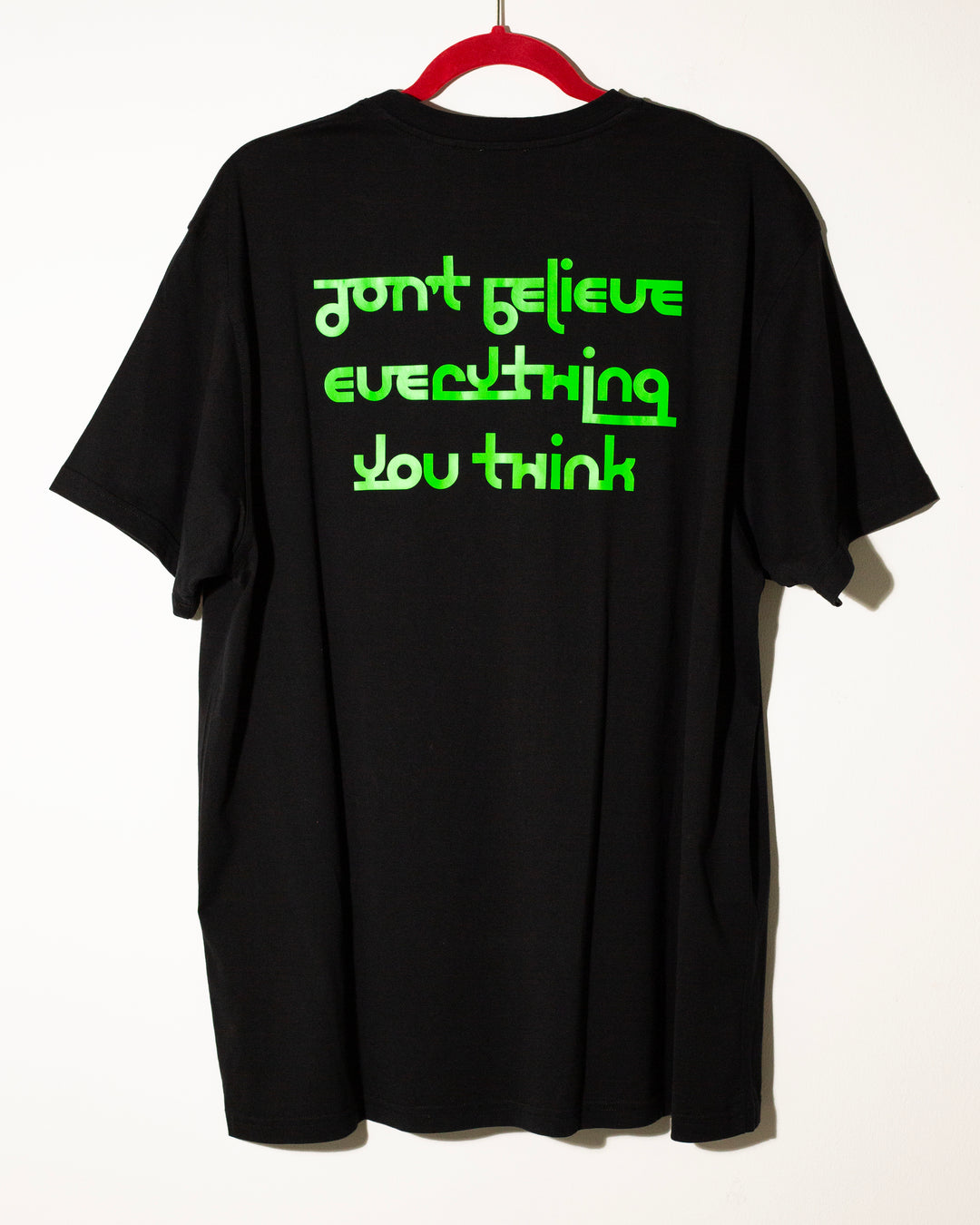 Burberry black tshirt neon logo