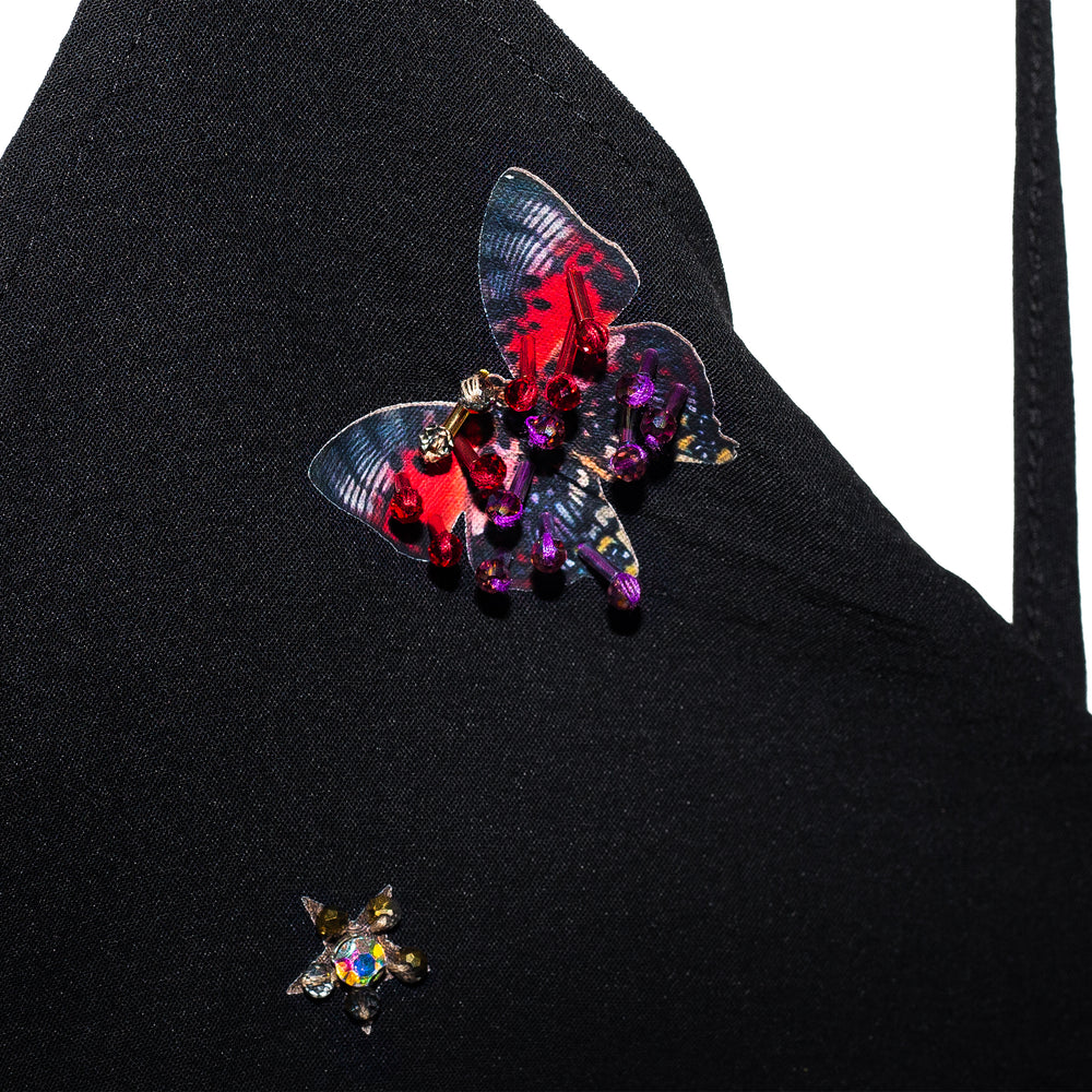 Top cruzado mariposas