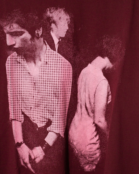 Burberry burgundy tshirt print