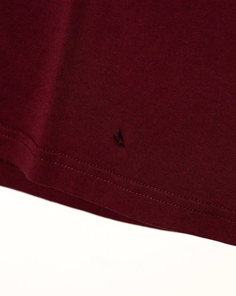 Burberry burgundy tshirt print