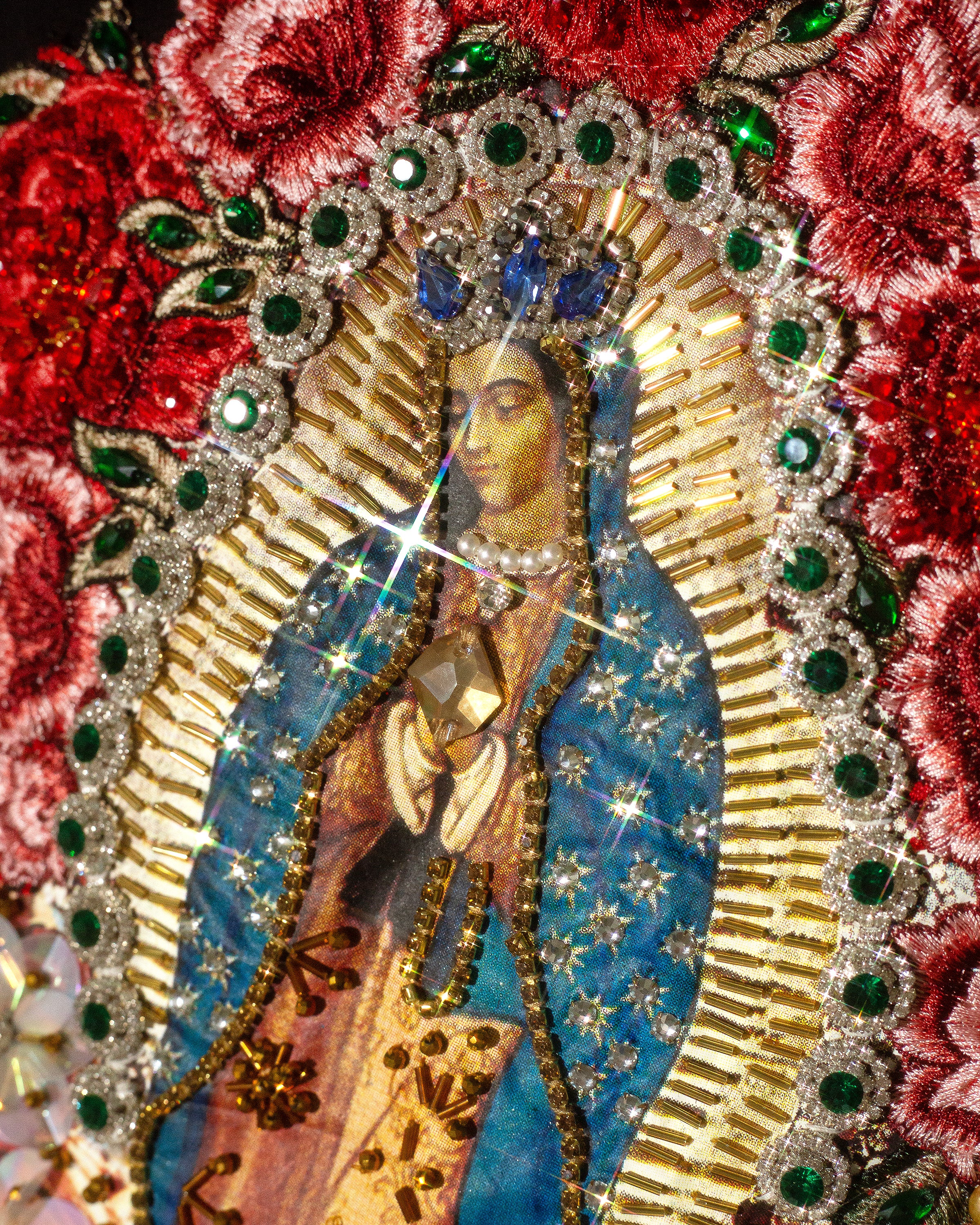 T Shirt dress Virgen con mangas de velvet