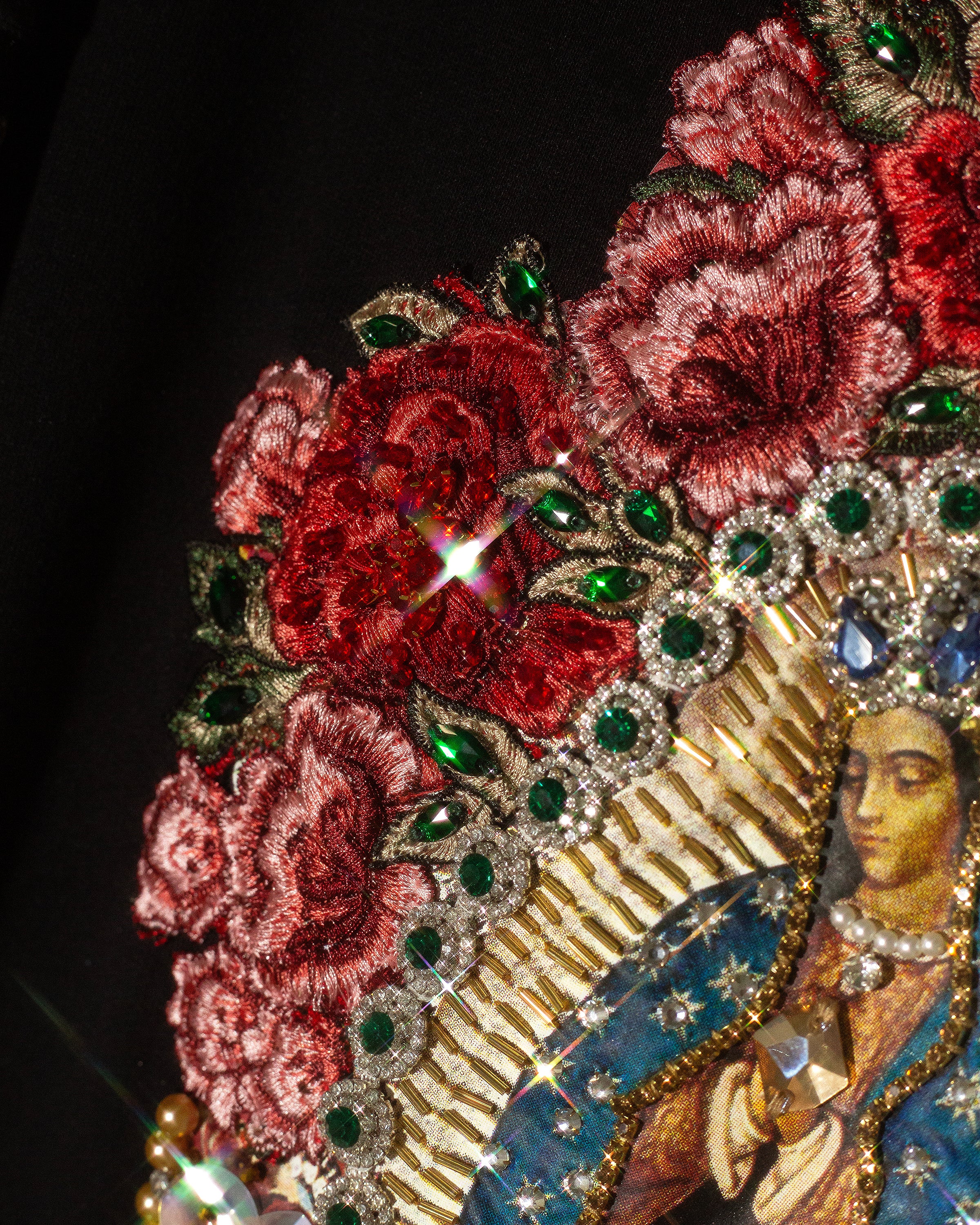 T Shirt dress Virgen con mangas de velvet