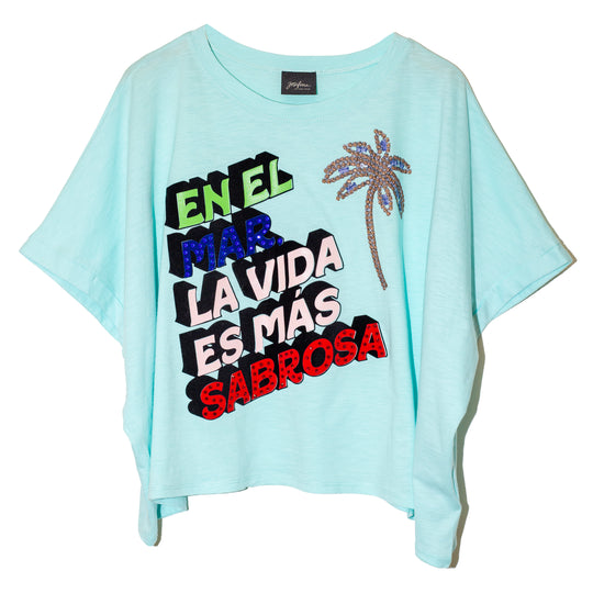 Oversized t shirt "En el mar..."