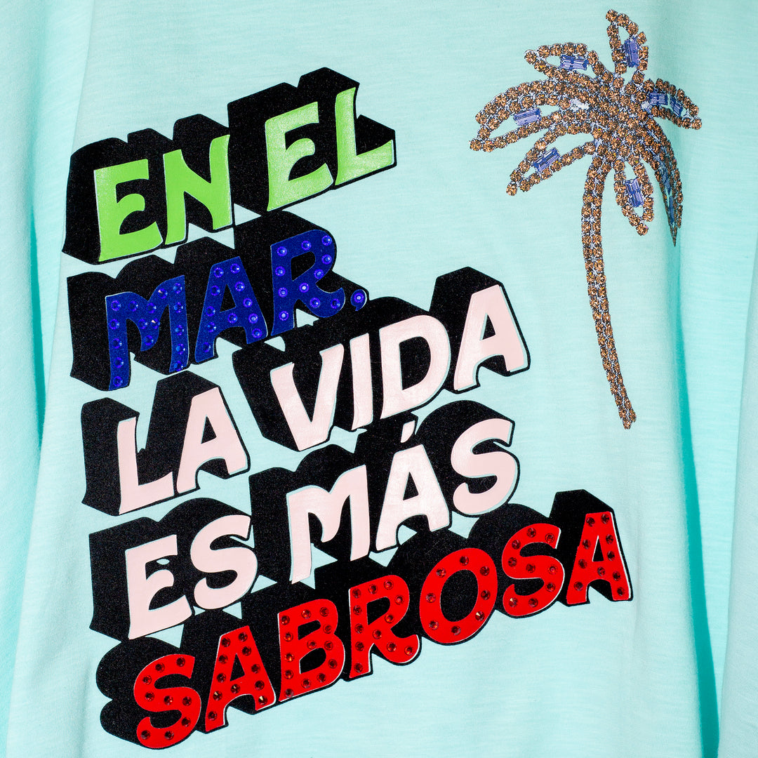 Oversized t shirt "En el mar..."